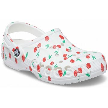 Crocs Baya Seasonal Printed Clogs Herr Vita | Sverige 0721LISH